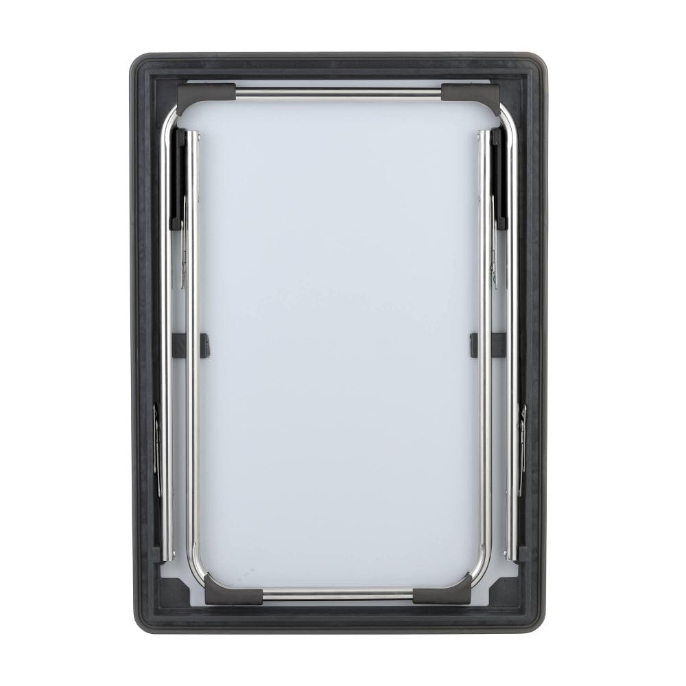 Lafuma Fidji Klapptisch – 80x57 Cm, Wetterfest, UV-beständig Bis 140°C, Made In France, Carbon-Grau Lafuma Fidji Klapptisch – 80x57 Cm, Wetterfest, UV-beständig Bis 140°C, Made In France, Carbon-Grau