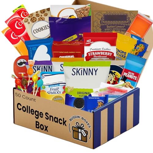 College Care Package and Dorm Survival Kit – Bulk Snack...