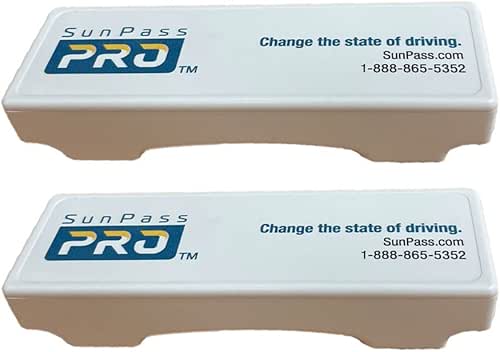 Portable Transponders (Pack of 2) for TOLL Roads in Florida,