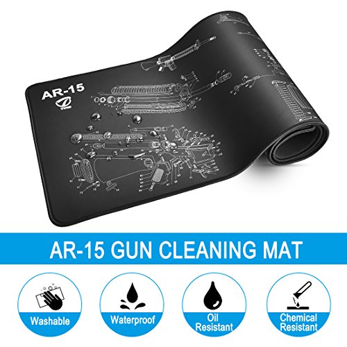 TWOD Cleaning Kit, Cleaning Brushes Supplies with Accessories and Tools Pouch 36x12 inches Extra Thick Cleaning Mat - Thumbnail 4