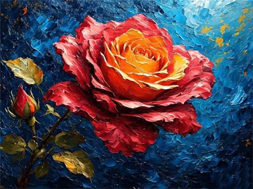 Peinture Diamant Van Gogh Rose k-486 : Kit Créatif pour Décoration Chambre Adulte