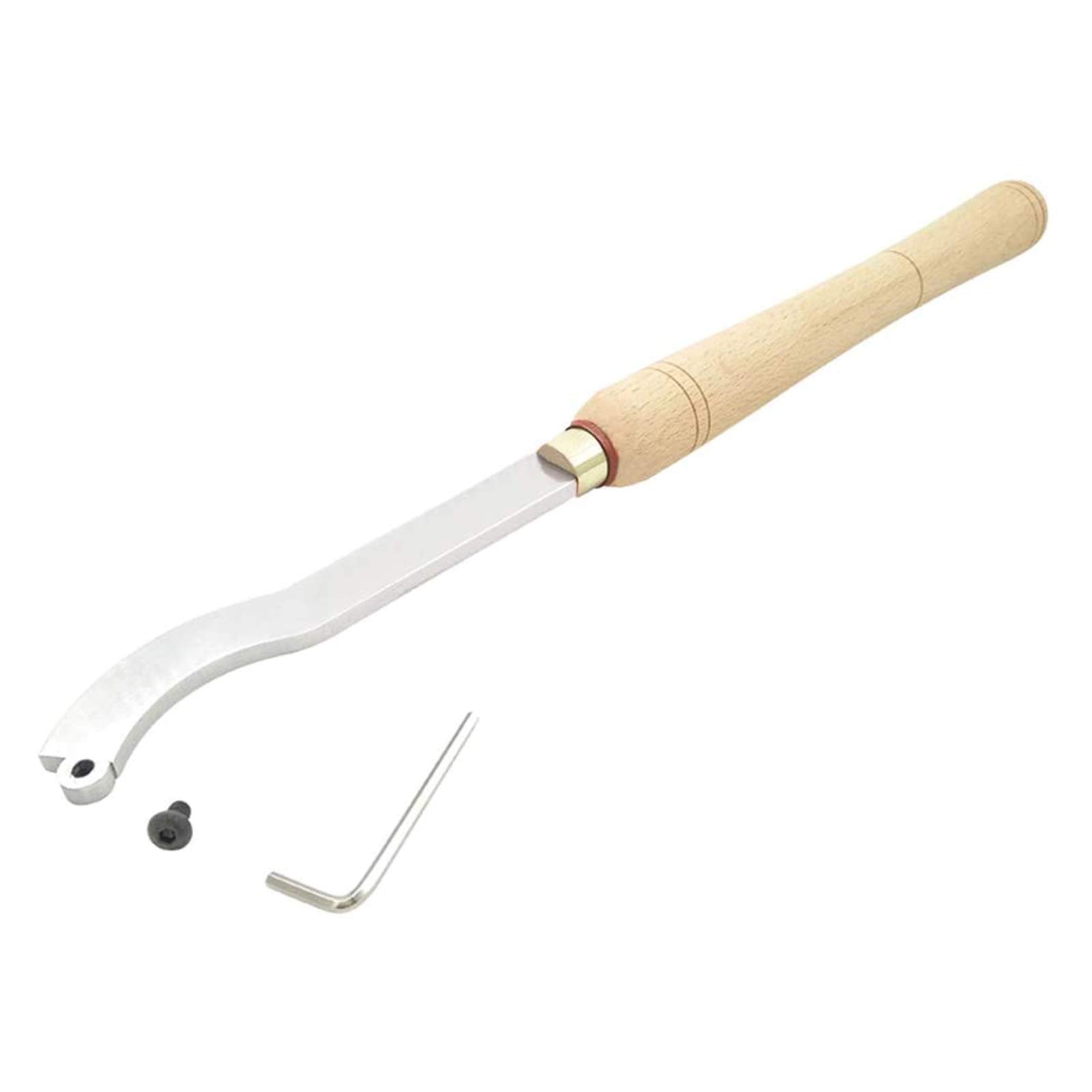 Travail Du Bois Ciseau Ensemble, Avec 4 Types D'outils De Découpe De Poignée En Bois Circulaire D'extrémité, Le Travail Du Bois HSS Tour Jeu De Ciseau