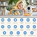 BOIFUN Babyphone mit Kamera, 4 Zoll 720P Monitor, Ohne WLAN, Nachtsicht, Energiesparmodus, 10 Stunden Akkulaufzeit, 2 Wege Audio, Schallerkennung, Temperaturerkennung, 3X Zoom, Schlaflieder