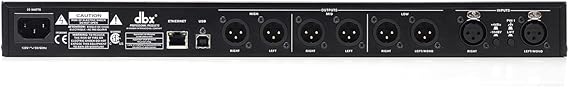 dbx DriveRack PA2 2x6 PA Complete Professional Loudspeaker Management System, Rack Mountable with Android and iOS Control. Black