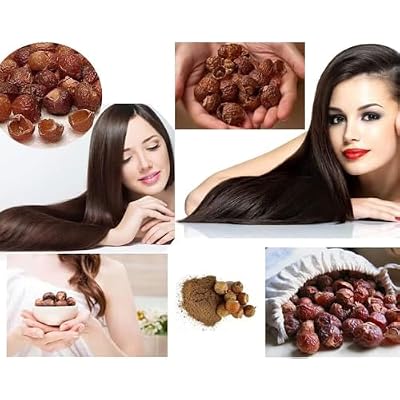 100% Natural Reetha Soap Nuts Aritha/Areetha/Kunkudukaialu | Whole Dried for Reetha Powder, Shampoo & Oil | Herbal Hair Care for Men & Women (100g)