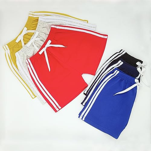 Jagrove Pacote com 3 shorts esportivos de corrida para crianças, meninos, meninas, shorts esportivos