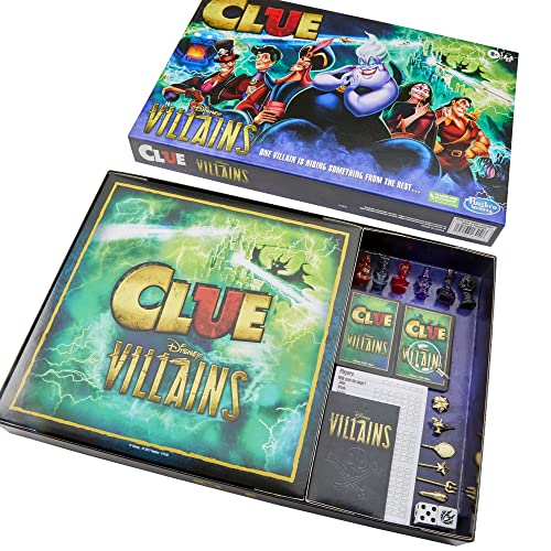 Hasbro Gaming Clue: Disney Villains Edition Board Game For Kids Ages 8+, 2-6 Players (Amazon Exclusive) #TOP4