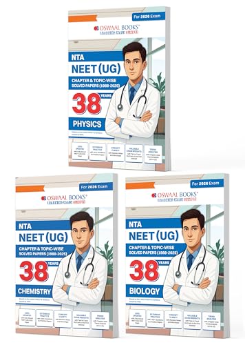 Oswaal NEET (UG) 38 Years' Chapter-Wise & Topic-Wise Solved Paper...