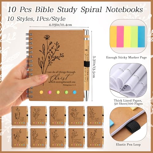 Carnet de notes religieux à spirale pour ne plus perdre vos notes de prière