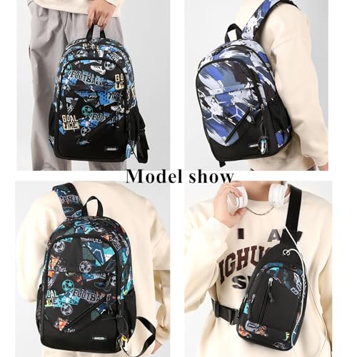 Mfikaryi Mochila para meninos, mochila escolar para crianças, escola primária, conjunto de mochila i
