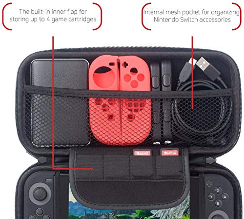 Case Bolsa Estojo De Viagem Capa De Proteção Nintendo Switch - Preto