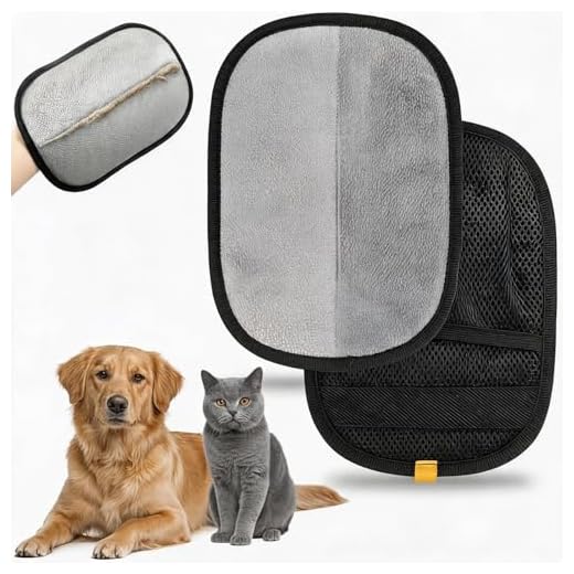 Mepham Tierhaarentferner Handschuh für Hunde und Katzen