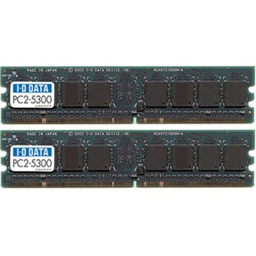 Amazon.co.jp: I-O DATA PC2-5300(DDR2-667) DDR2 DIMM DX667-1Gx2