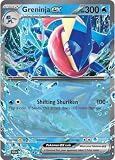 Double Rare Holofoil Greninja ex 041/142 from SV07: Stellar Crown by Pokemon