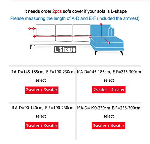 Sofa Überwürfe Marokkanisches Geometrisches Muster Sofa Überwürfe Sofabezug 4 Sitzer Elastischer Couchbezug Sofahusse… – Bild 4