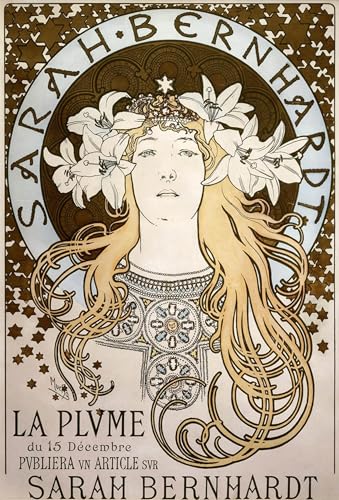 Impression Assiette Alphonse Mucha peinture murale sur toile premium