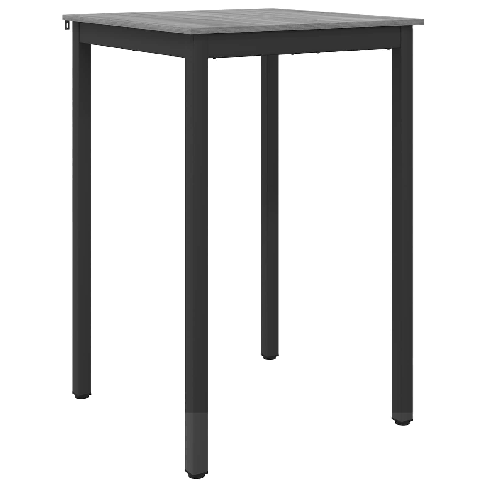 Tomostar Table de Bar Carrée, Table de Bistrot Haute Table de Cuisine 70x70x105 cm Bois d'ingénierie