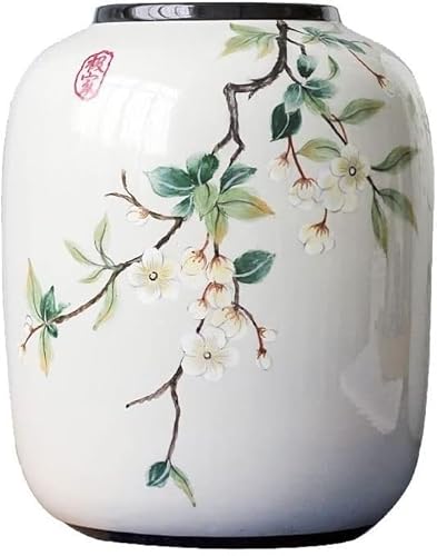 Bzgpmfud Grey Wolf Vase Desktop For Living Room Ceramic Hallway Porch Decoration Countertop Center Suitable Flower Vases(Grey Wolf)