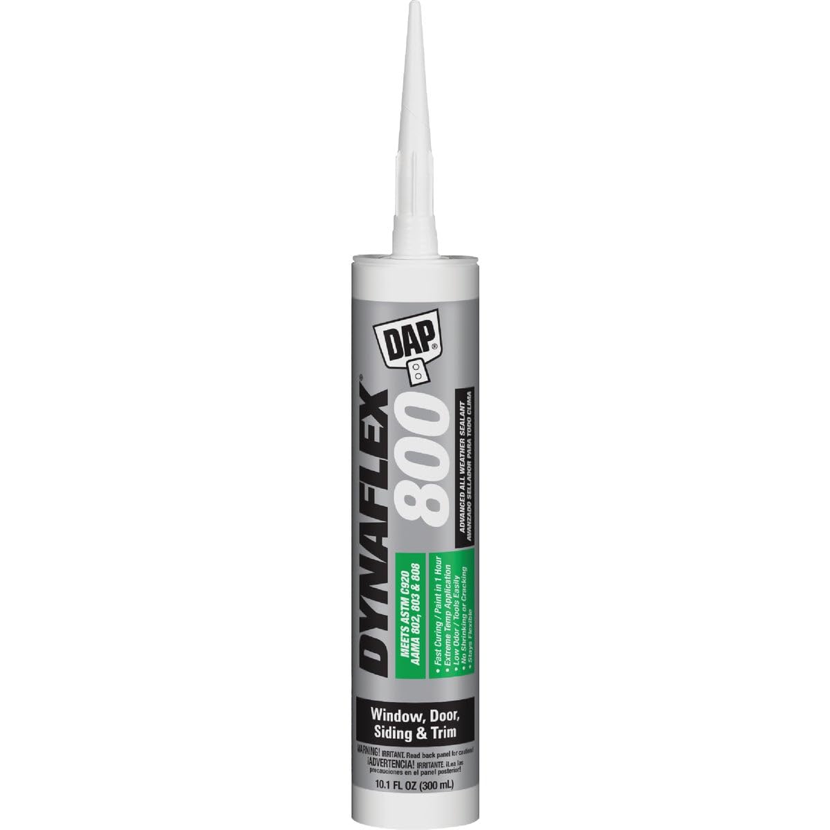DAP 835 Caulk, 10.1 oz, Medium Gra