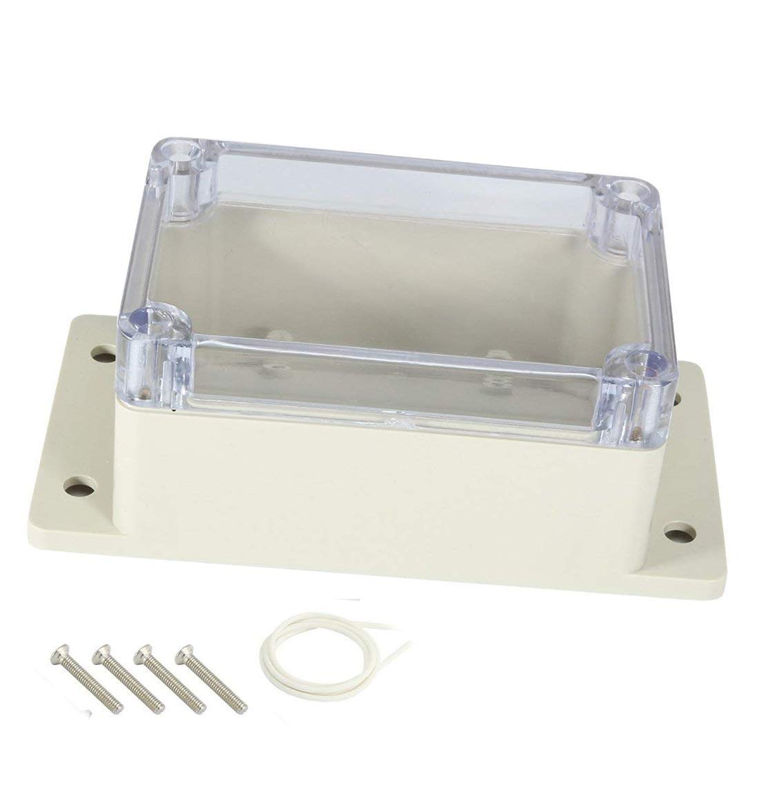 YXQ 100x68x50mm Clear Cover Junction Box Waterproof ABS Project Case