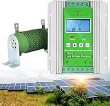 KZZAAO 8000W Wind Solar Hybrid Controller, Wind Solar Hybrid Mppt Charge Controller with Dump Load, Wind Turbine Generator,48v