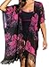 Lonatings Women Plus Size Chiffon Floral Swimsuit Cover up, One Size