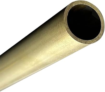 Brass Round Tube 500mm Length Round Metal Brass Tube OD 40mm Wall Thickness 1-3Mm Seamless Brass Round Hollow Straight Pipes Tubing40 * 2mm