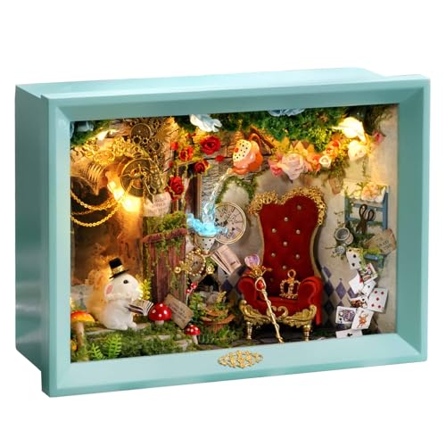 CUTEROOM Dream Moment Miniature House Kit for Adults, DIY Dollhouse