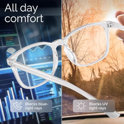 Image of livho High Tech Blue Light Glasses - Advanced Blue Light Blocking Computer Glasses - Screen Fatigue & UV Protection