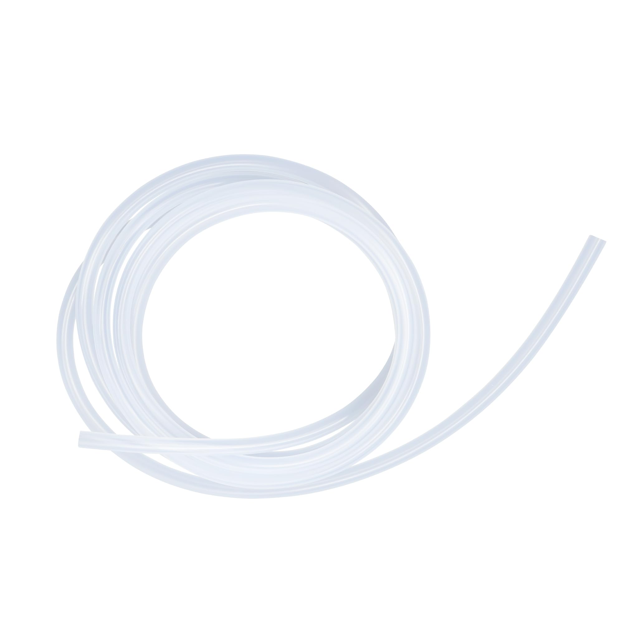 Lavmhab Transparent Silicone Tubing Food Grade Hoses 2Mm Id X 6Mm Od 5M (16.4Ft), Flexible Silicone Rubber Tubes Water Air Pipes