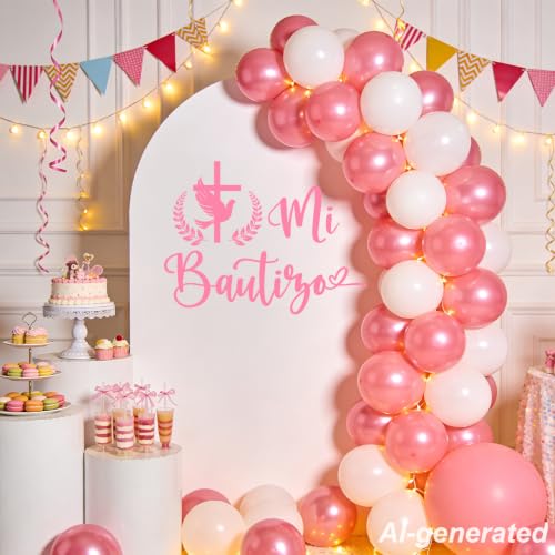Decoración adhesiva para bautizo Mi Bautizo miniatura 6