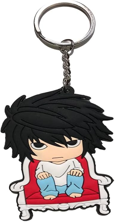 Dbiproy Death Note Keychain - Anime PVC Keyring keychains Decor Pendant ...
