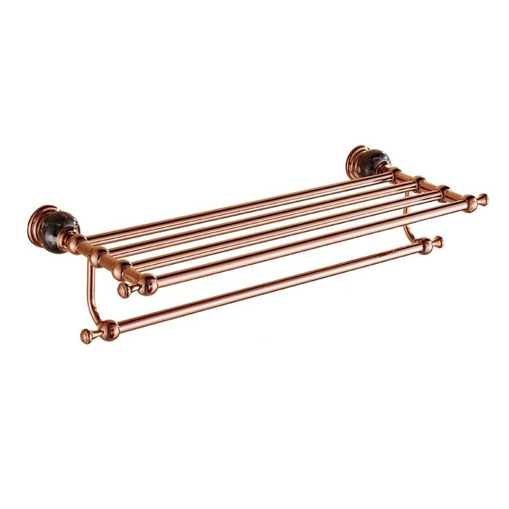 Porte-serviettes de bain antique européen pour un cocon rétro