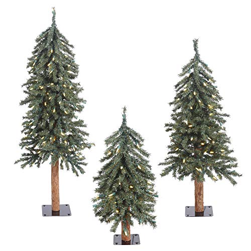 Vickerman-2-3-4-Natural-Bark-Alpine-Artificial-Christmas-Tree-Set-Warm-White-Italian-LED-Mini-Lights-Faux-Christmas-Tree-Seasonal-Indoor-Home-Decor-Set-of-3 Vickerman 2 3 4 Natural Bark Alpine Artificial Christmas Tree Set Warm White Italian LED Mini Lights Faux Christmas Tree Seasonal Indoor Home Decor Set of 3