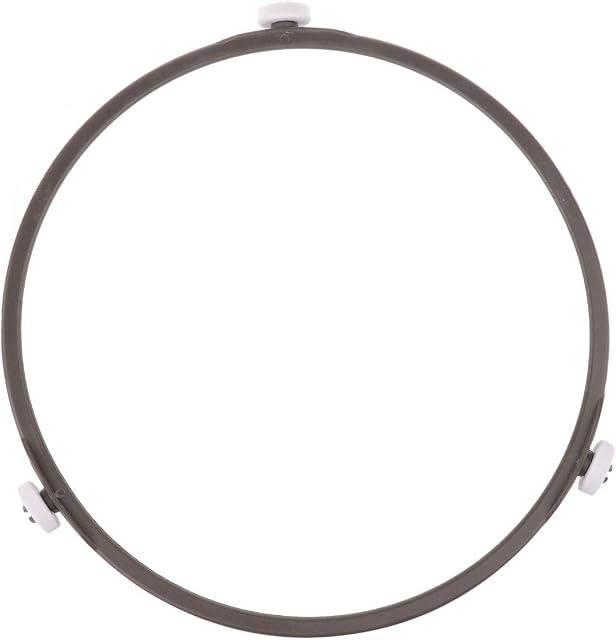 Aislor Microwave Turntable Ring Microwave Oven Rotating Roller Support Ring, Microwave Glass Plate Tray Wheel Ring(Small ï¼ŒLarge) Brown Small