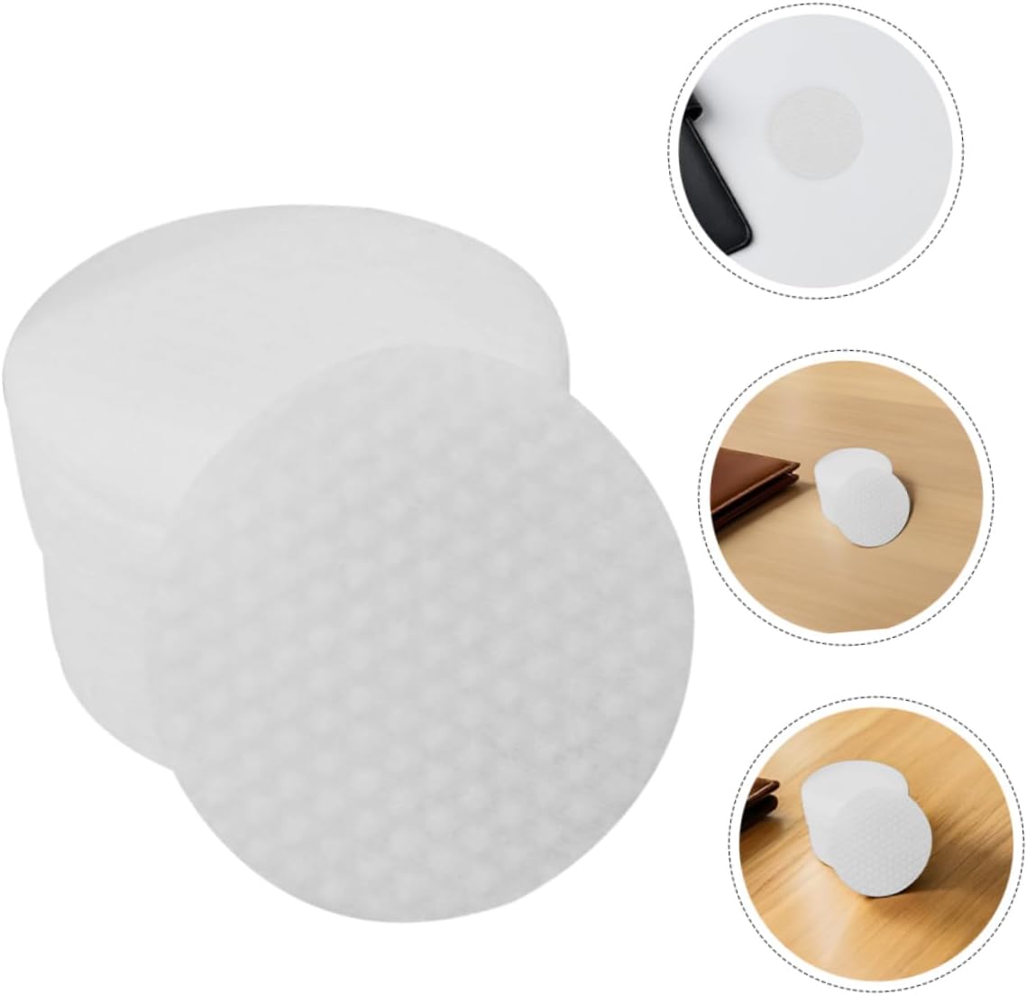 LIFKOME 1200pcs Cotton Pads for Face Toner Thickened Pearl Texture Makeup Remover Rounds for Sensitive Skin Ergonomic Round Design High Absorbency for Gentle Care