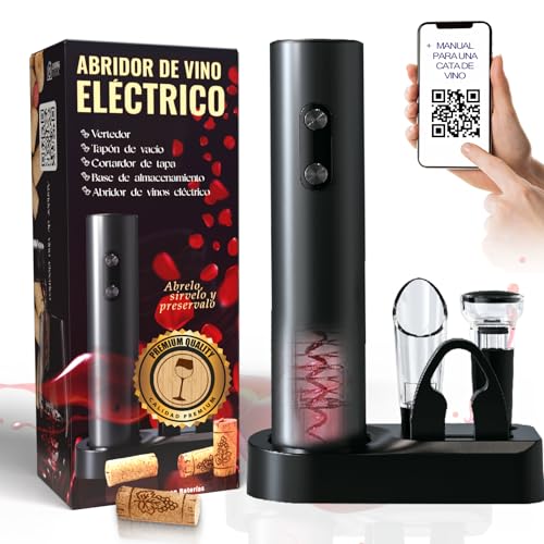 Living Logic Elektrischer Weinöffner Korkenzieher Set
