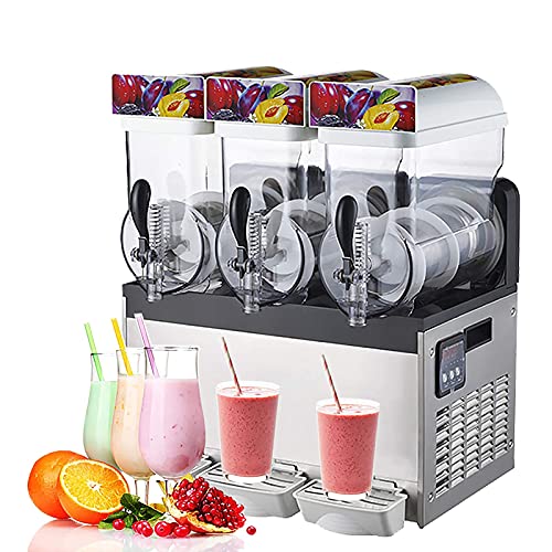 Kommerzielle Slushy-Maschine, Frozen Drink Snowcone Slush Maker-Maschine Weiche Einstellbare Ausrüstung, Edelstahl…