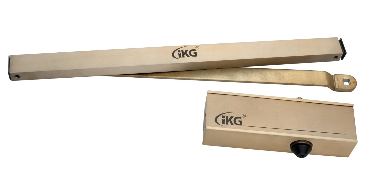 iKG Door Closer ODC 120-120KG | Overhead Door Closer (Palmet Arm) | Aluminium Extruded Body - Antique-picture-22