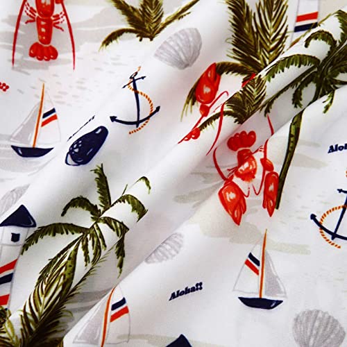 Funny Hawaiian Shirts For Men Boys Hawaiian Shirt Vacation Essentials Button Down Shirt Men Beach Shirts For Men Mens Shirts Summer,Mens Summer Shirt Bowling Shirts（1-Green,Medium #TOP3