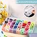 Baby Hair Ties, 200 Pcs Toddler Hair Ties with Organizer Box Colorful Cotton Seamless Hair Bands Mothers Day Gifts for Mom Daughter(24 Colors)