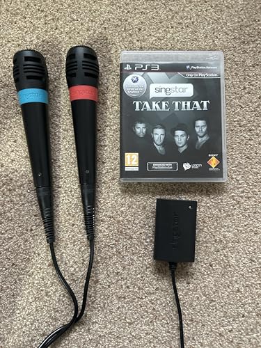 Singstar Take That 2 Wired Microphones Ps3 Gaming Accessory Microphone