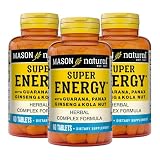 MASON NATURAL Super Energy, Made with Guarana, Panax Ginseng & Kola Nut for Optimal Performance & Energy...