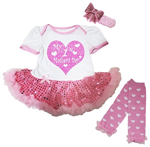 Body bébé fille rose avec pressions faciles pour le change 0-24 mois