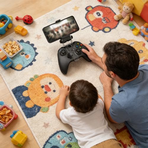 MINGZE Xbox Series X/ONE/S/X uchwyt na telefon, uchwyt na kontroler telefonu regulowany uchwyt zaciskowy kompatybilny składany kontroler mobilne gry 3-punktowy zacisk
