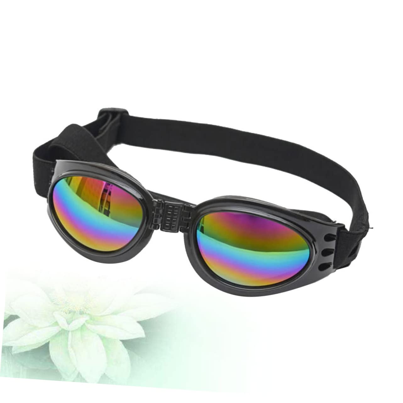 SUPVOX Dog Glasses Pet Sunglasses Eye Protection Uv Blocking Adjustable Goggles for Dogs