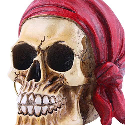 Obsequio de fiesta calavera de resina PRETYZOOM decoracion terrorifica para regalar 4