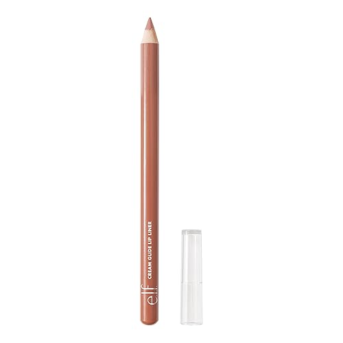 e.l.f. Crema Glide Lip Liner, Lápiz de labios altamente pigmentado para dar forma y esculpir los labios, acabado semimate, vegano y libre de crueldad, Pinky Swear