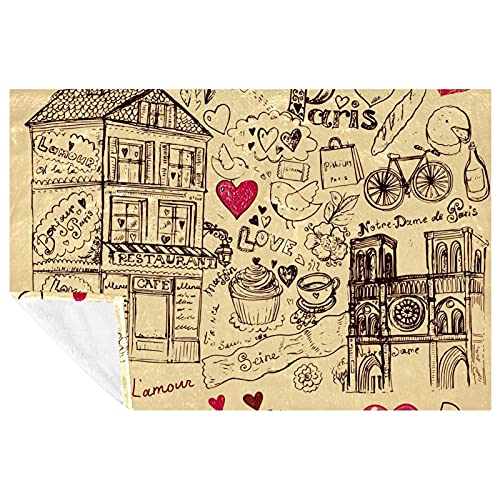 Couverture Paris Elements romantique vintage pour des nuits douces