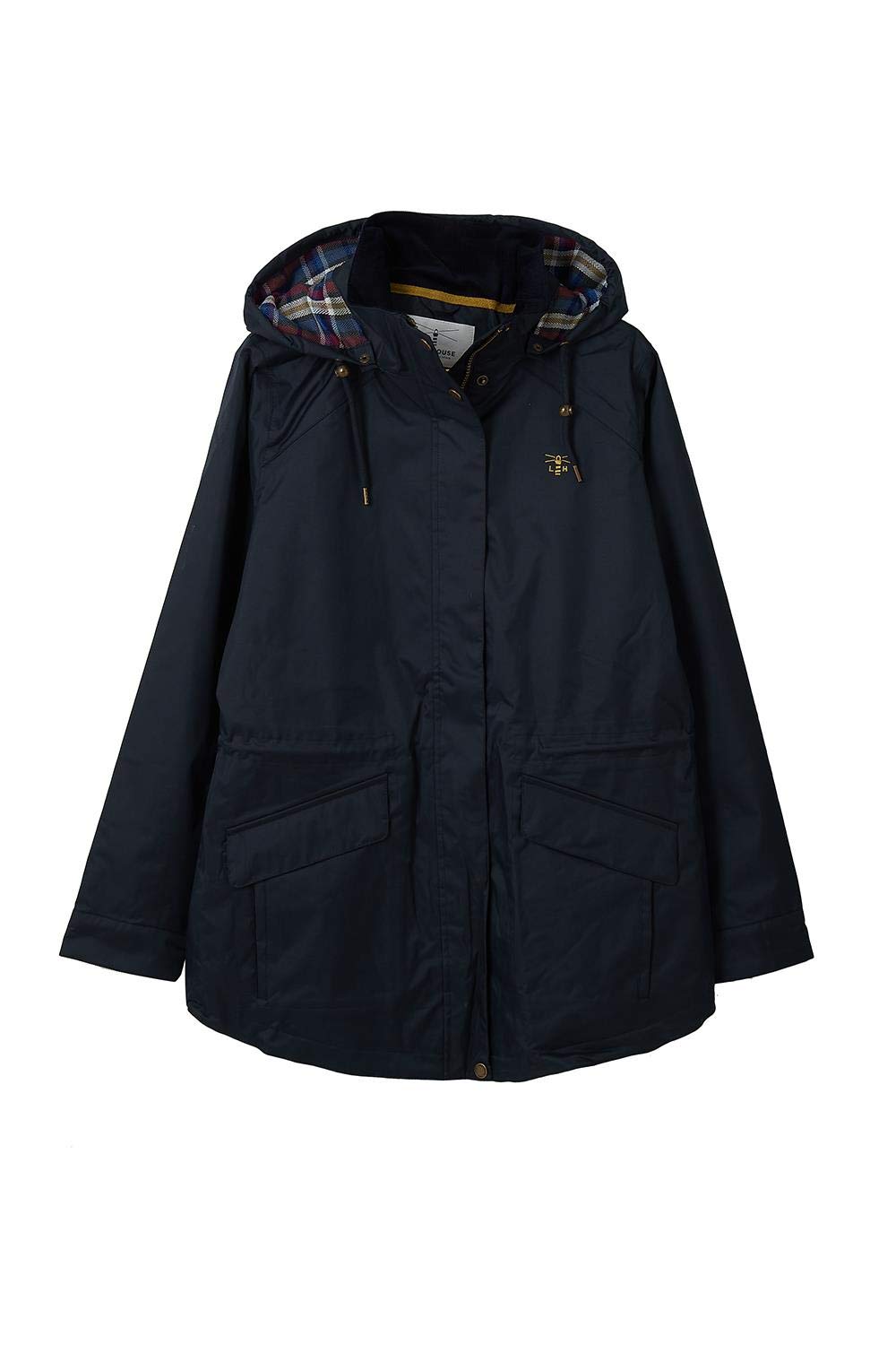 LightHouse Kendal Women's Raincoat - Waterproof Windproof Jacket with Detachable Hood - Nightshade - 16